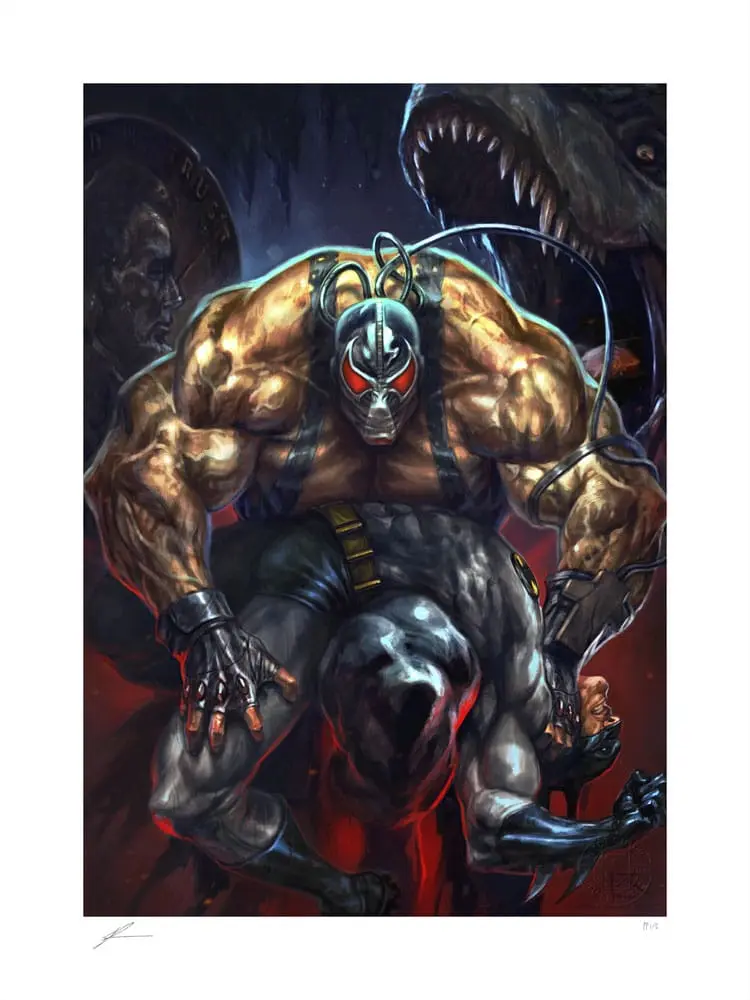 DC Comics Art Print Bane: The Man Who Broke the Bat 46 x 61 cm - keretezetlen vászonkép termékfotó