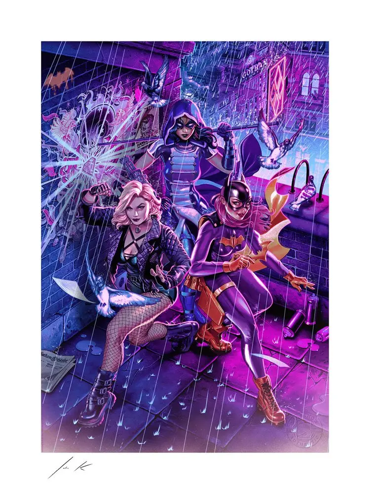 DC Comics Art Print Birds of Prey by John Keaveney 46 x 61 cm termékfotó