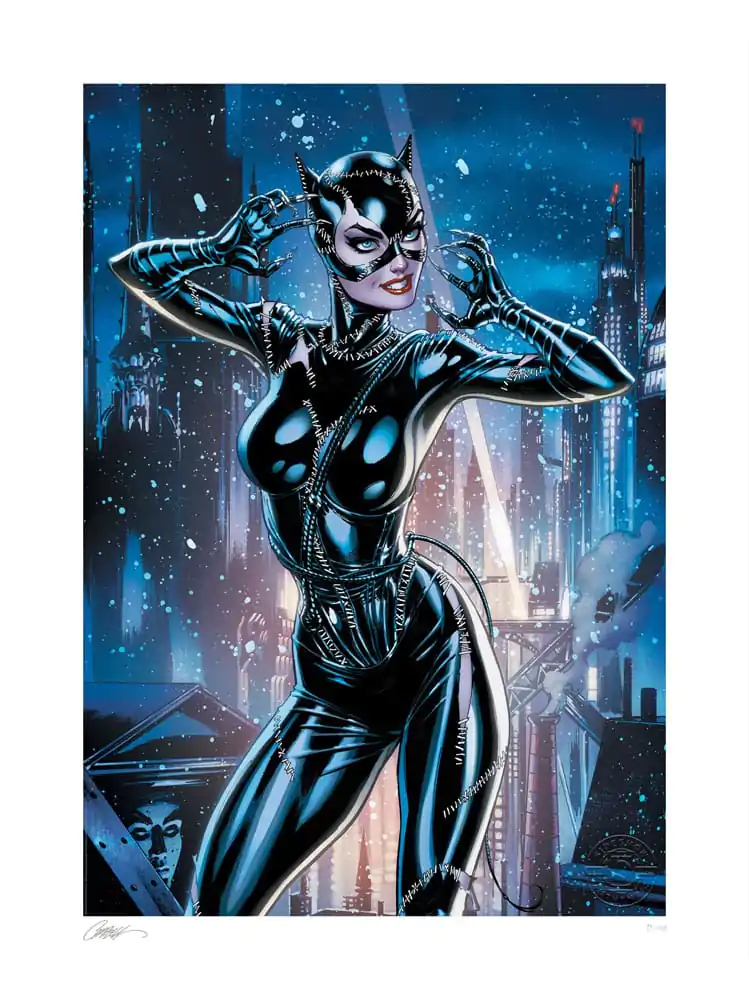 DC Comics Art Print Catwoman 80th Anniversary: Batman Returns 46 x 61 cm - keretezetlen vászonkép termékfotó