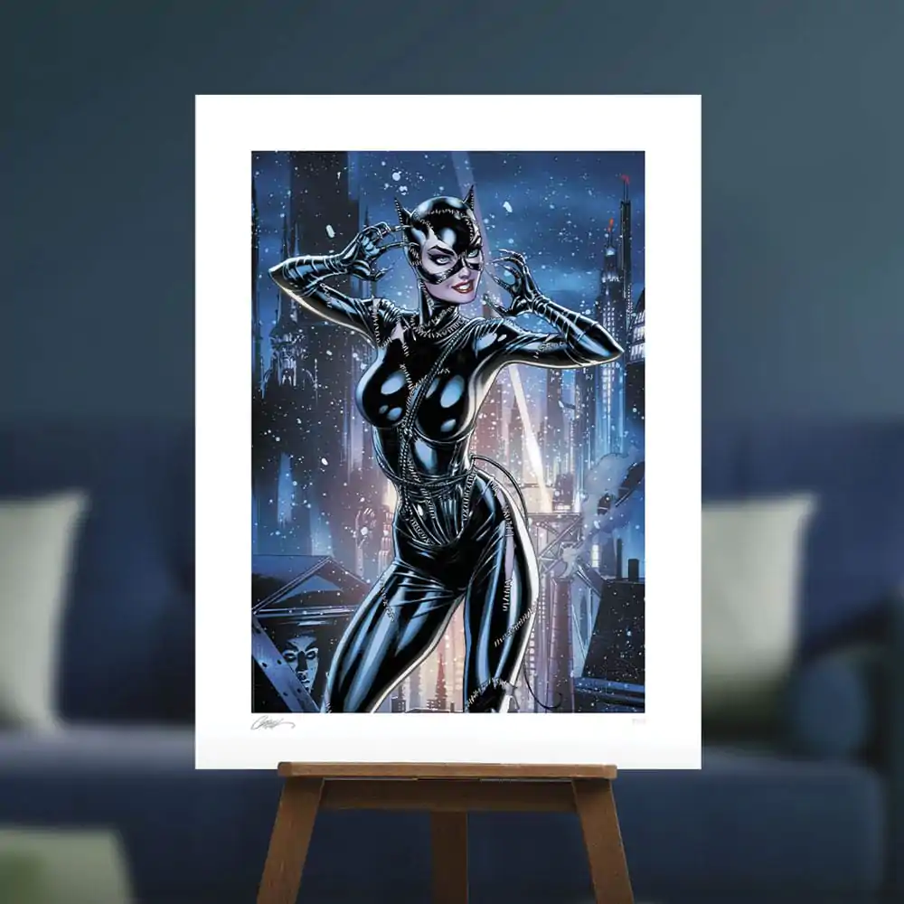 DC Comics Art Print Catwoman 80th Anniversary: Batman Returns 46 x 61 cm - keretezetlen vászonkép termékfotó