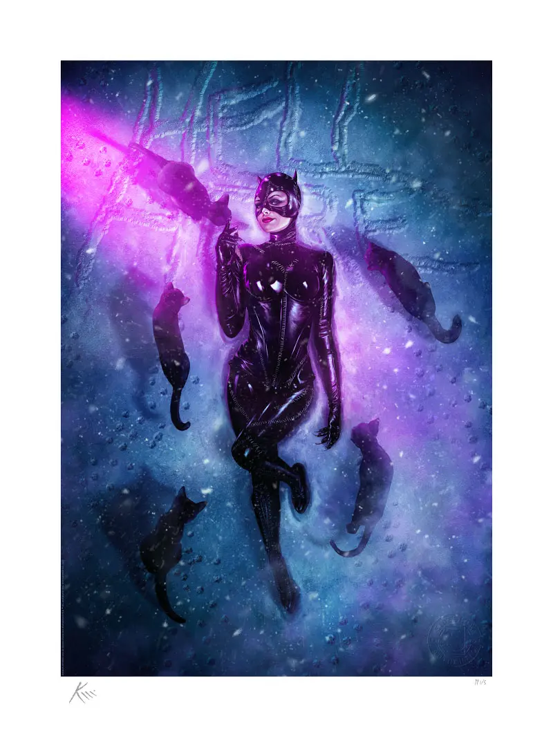 DC Comics Art Print Catwoman: HellO THere 46 x 61 cm - keretezetlen vászonkép termékfotó