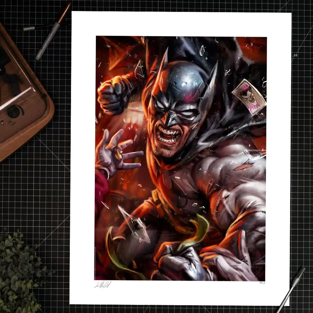 DC Comics Art Print Eternal Enemies: Batman vs The Joker 46 x 61 cm - keretezetlen vászonkép termékfotó