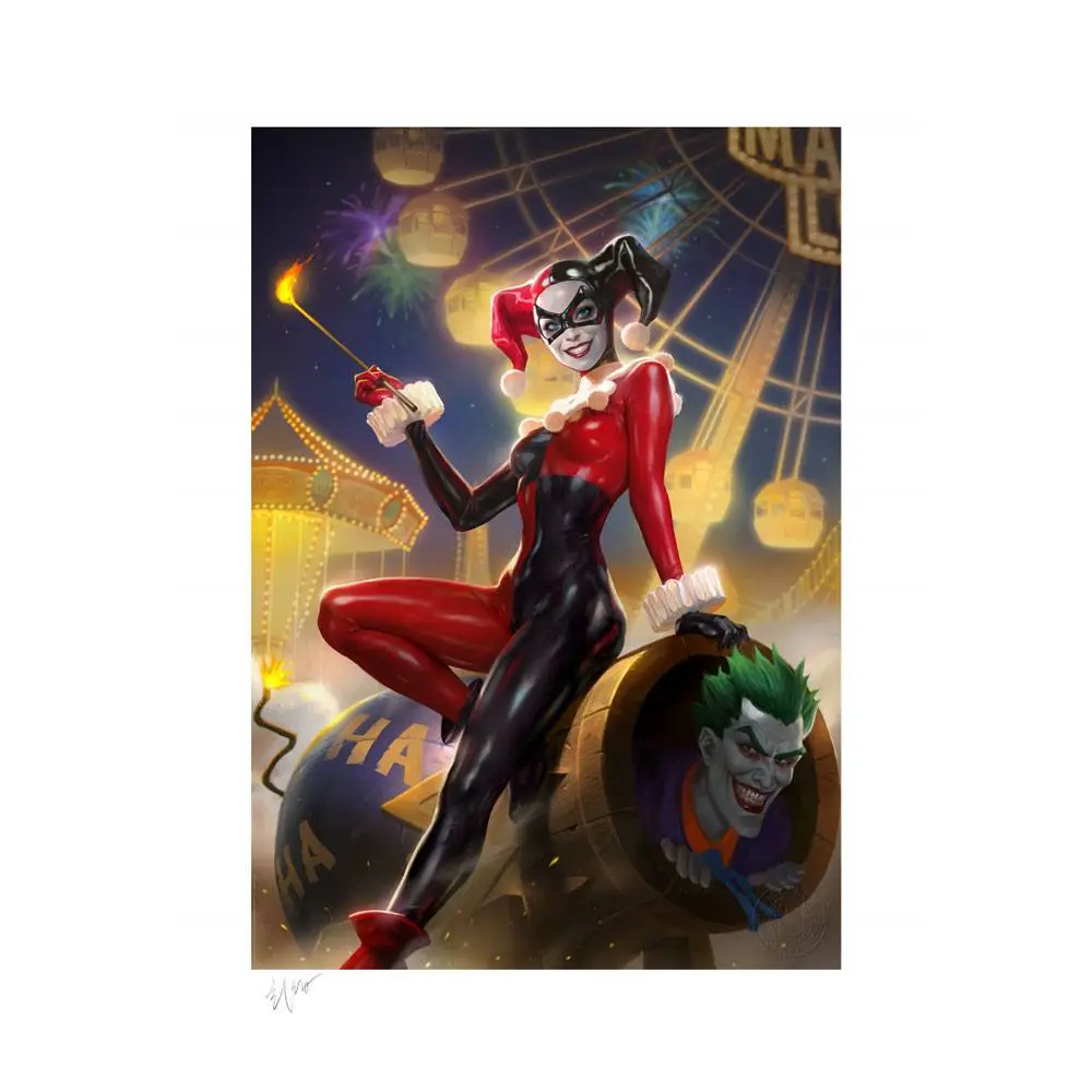 DC Comics Art Print Harley Quinn &amp; The Joker #37 46 x 61 cm termékfotó