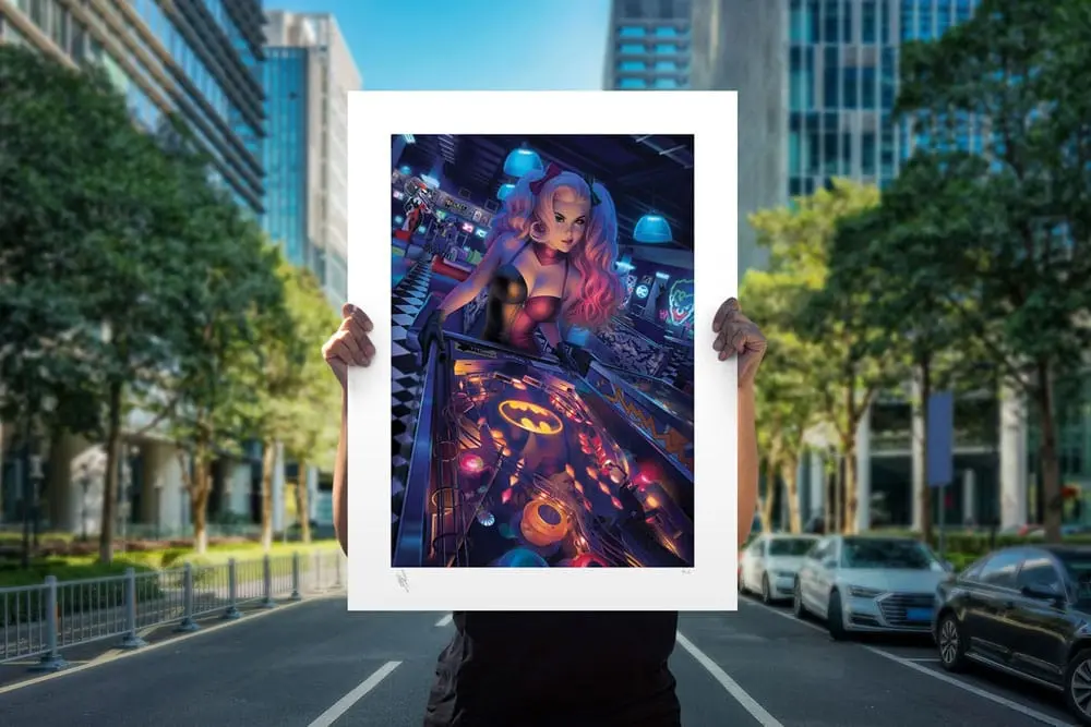 DC Comics Art Print Harley Quinn: Legends of the Dark Knight #1 46 x 61 cm - keretezetlen vászonkép termékfotó