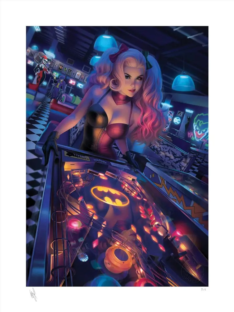 DC Comics Art Print Harley Quinn: Legends of the Dark Knight #1 46 x 61 cm - keretezetlen vászonkép termékfotó