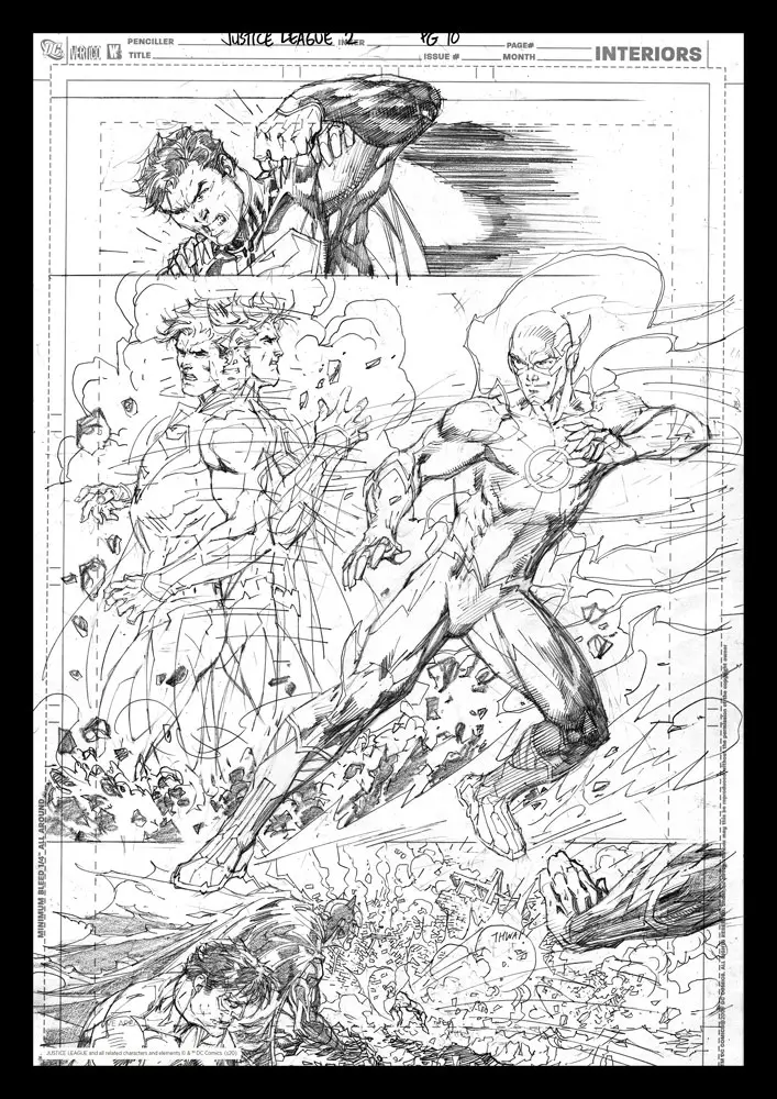 DC Comics Art Print Superman &amp; Flash Comic Book Art Print 42 x 30 cm termékfotó
