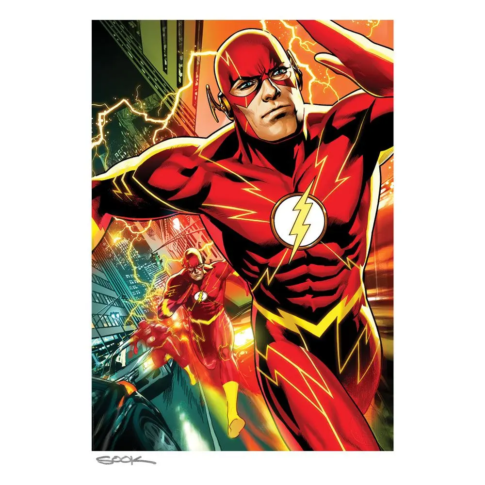 DC Comics Art Print The Flash 46 x 61 cm termékfotó