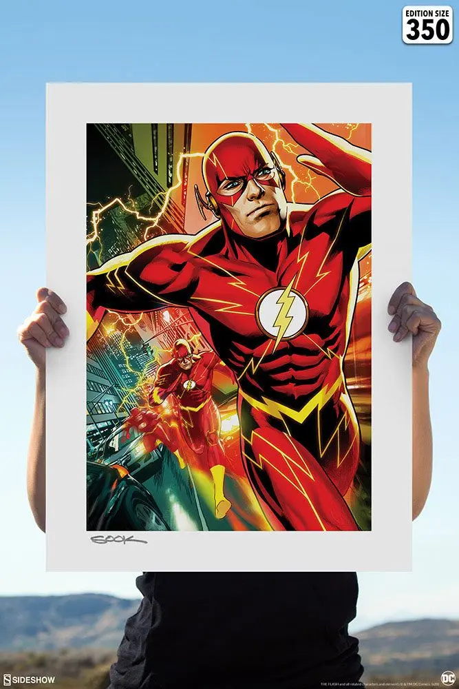 DC Comics Art Print The Flash 46 x 61 cm termékfotó