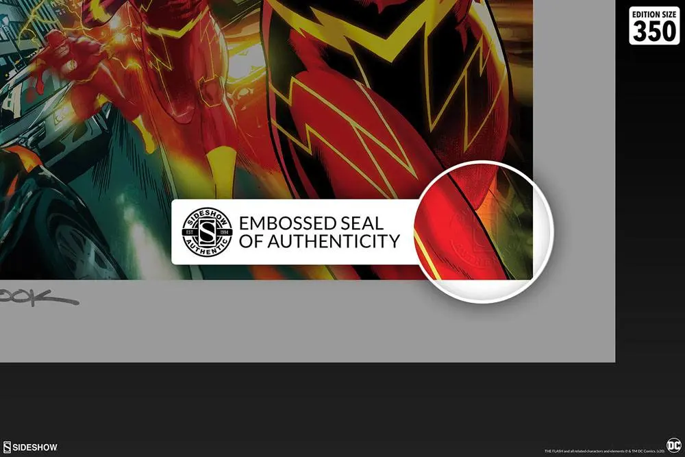 DC Comics Art Print The Flash 46 x 61 cm termékfotó