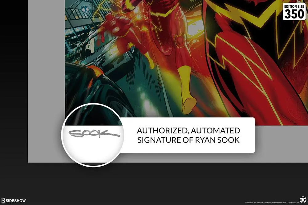 DC Comics Art Print The Flash 46 x 61 cm termékfotó