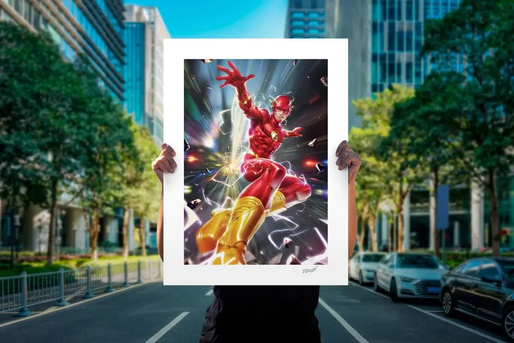 DC Comics Art Print The Flash 46 x 61 cm - unframed termékfotó