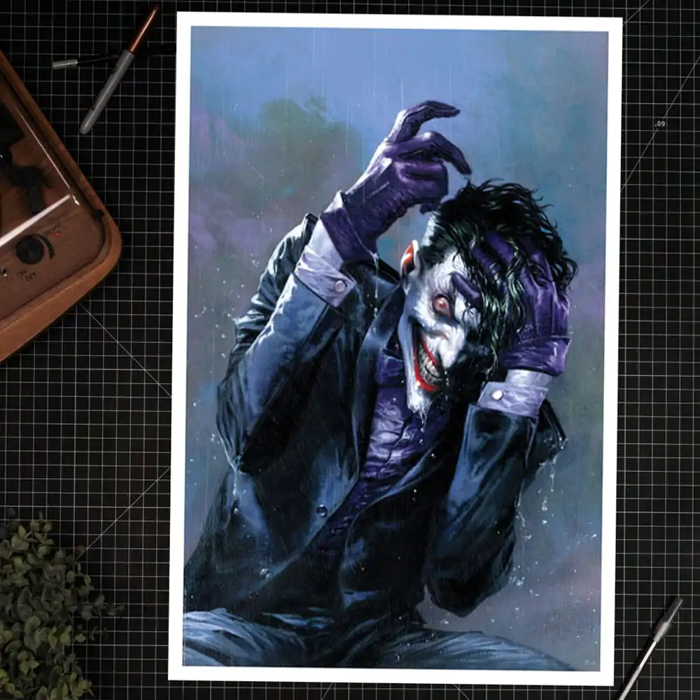 DC Comics Art Print The Joker 41 x 61 cm - keretezetlen vászonkép termékfotó