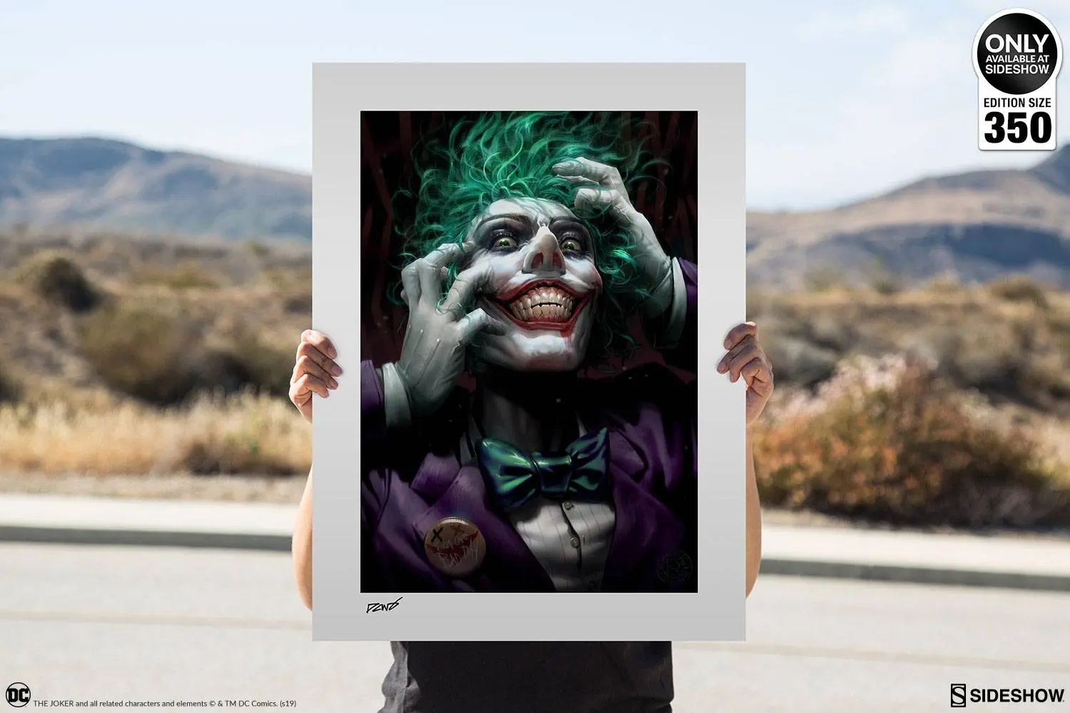 DC Comics Art Print The Joker: Just One Bad Day by Derrick Chew 46 x 61 cm - keretezetlen vászonkép termékfotó