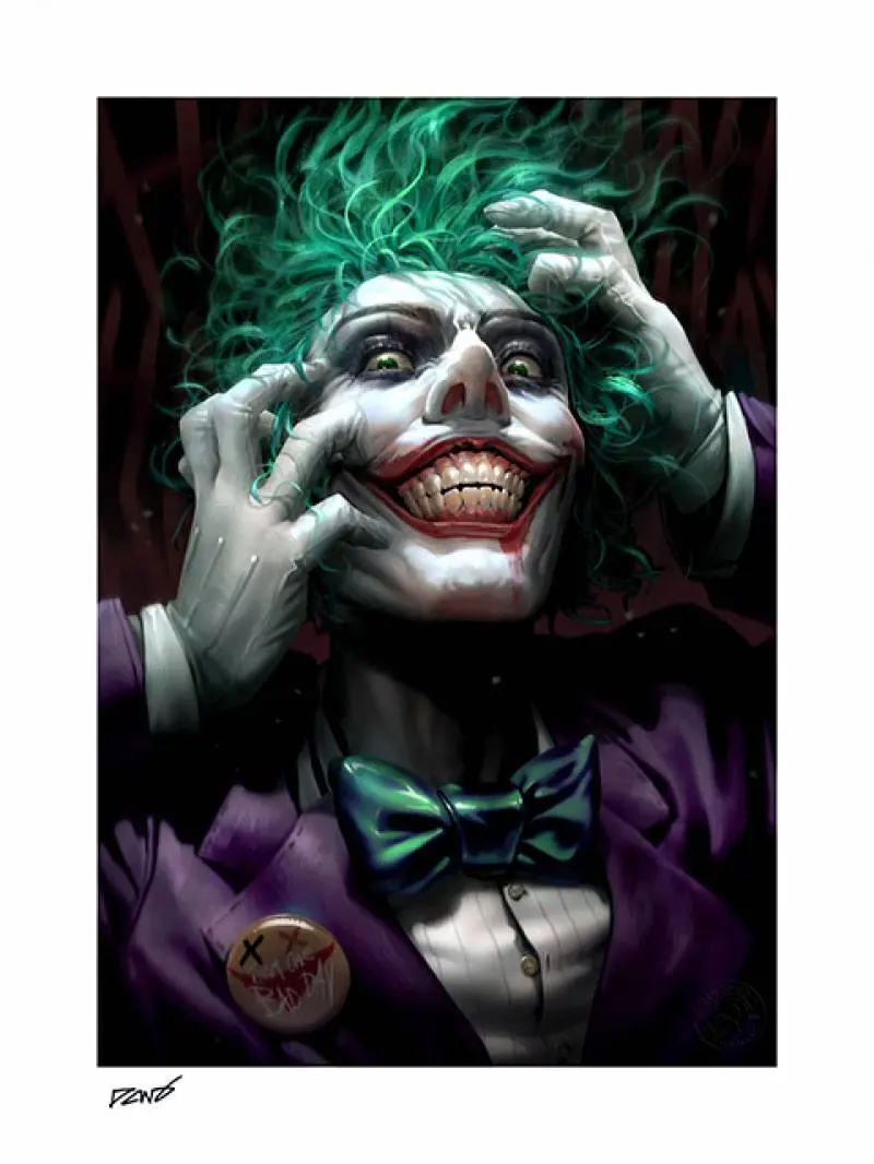 DC Comics Art Print The Joker: Just One Bad Day by Derrick Chew 46 x 61 cm - keretezetlen vászonkép termékfotó