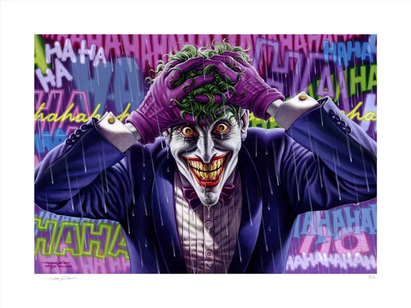 DC Comics Art Print The Joker: Last Laugh 46 x 61 cm - keretezetlen vászonkép termékfotó