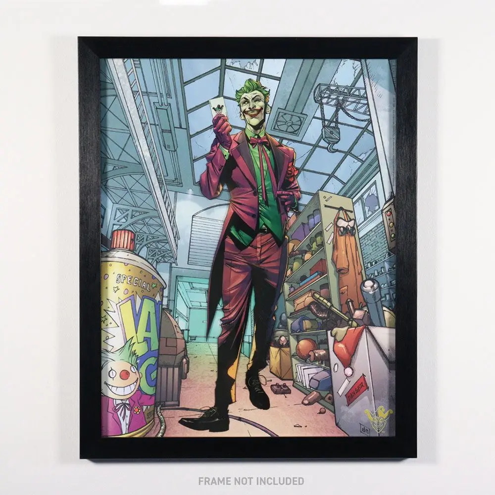DC Comics Art Print The Joker Limitált kiadás Fan-Cel 36 x 28 cm termékfotó