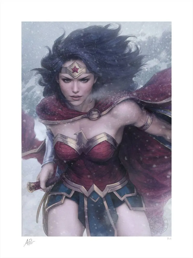 DC Comics Art Print Wonder Woman #51 by Stanley Artgerm Lau 46 x 61 cm - keretezetlen vászonkép termékfotó