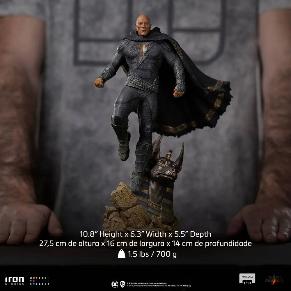 DC Comics Art Scale 1/10 Black Adam szobor figura 27 cm termékfotó