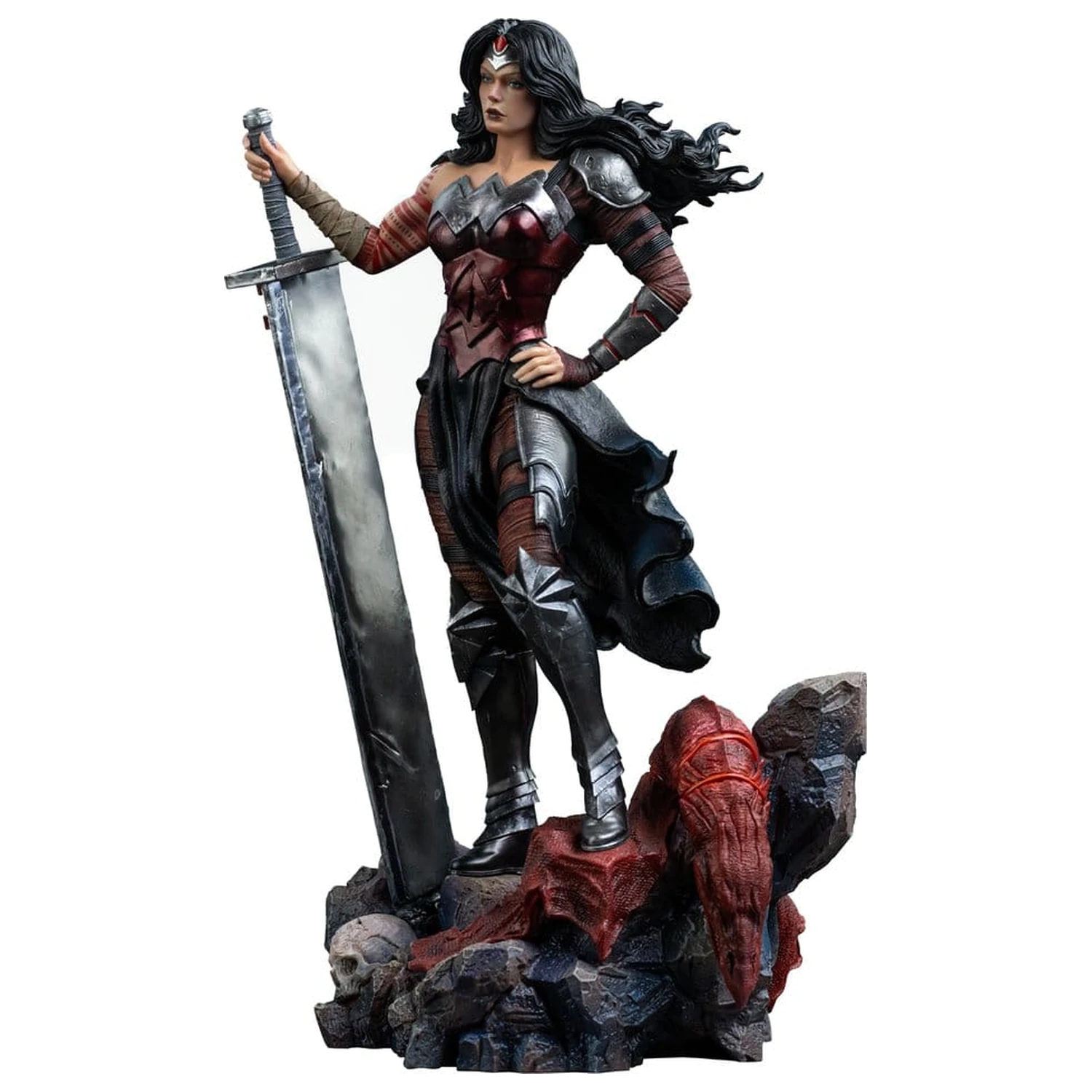DC Comics Art Scale 1/10 Wonder Woman Absolute szobor figura 25 cm termékfotó