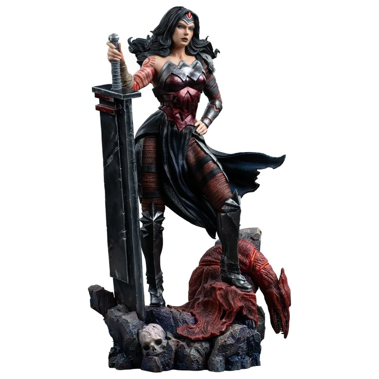 DC Comics Art Scale 1/10 Wonder Woman Absolute szobor figura 25 cm termékfotó