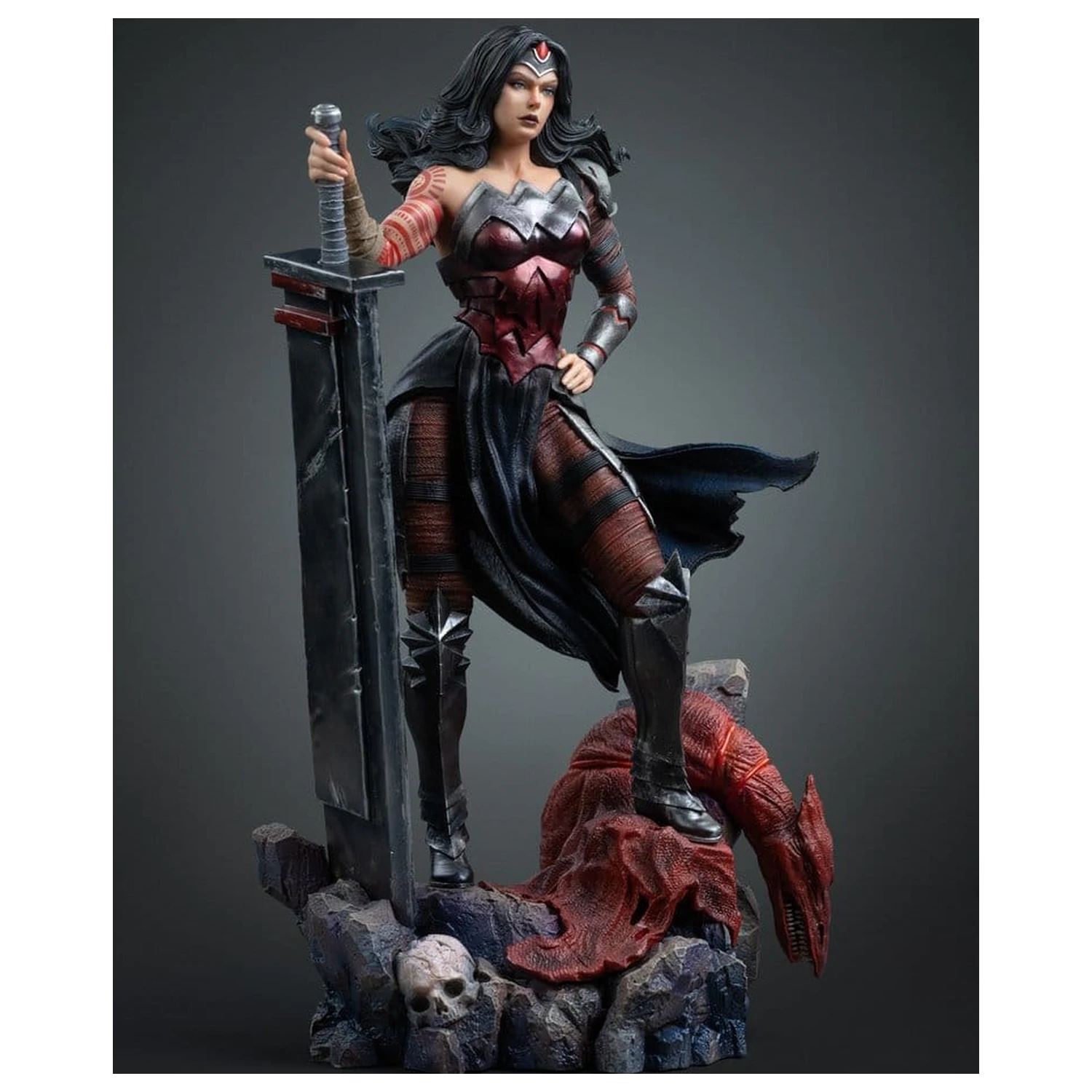 DC Comics Art Scale 1/10 Wonder Woman Absolute szobor figura 25 cm termékfotó