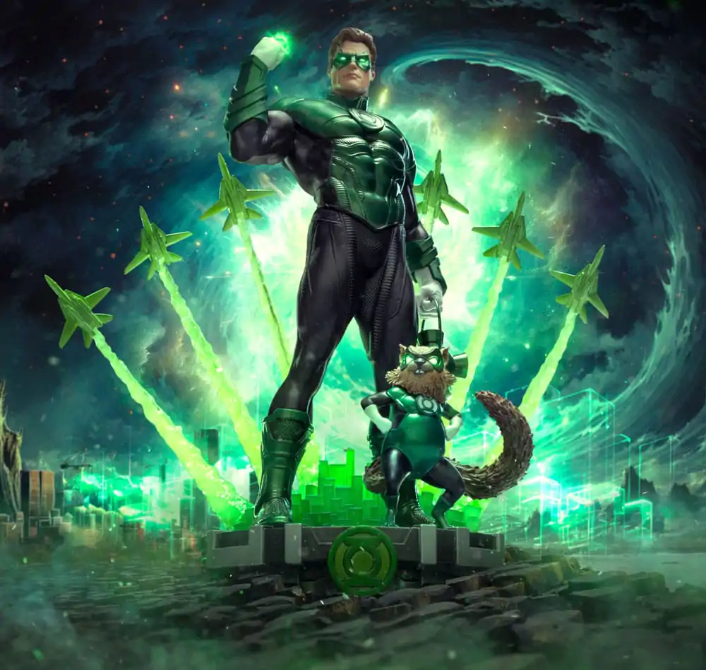 DC Comics Art Scale Deluxe Statue 1/10 Green Lantern Unleashed 24 cm termékfotó