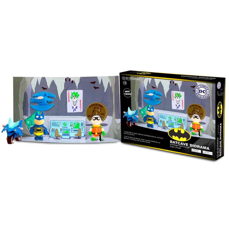 DC Comics Batcave Super Doug DIY clay termékfotó