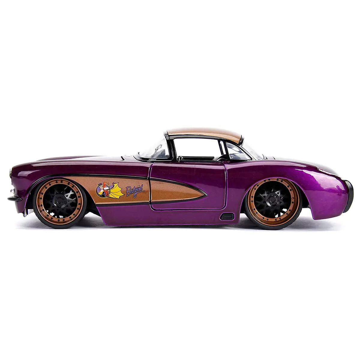 DC Comics Batgirl Chevy Corvette 1957 metál kocsi &amp; figura csomag termékfotó