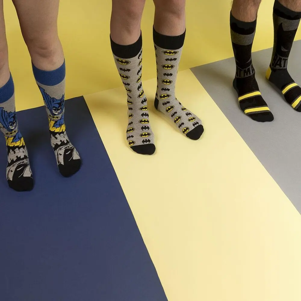 DC Comincs Socks 3-Pack Batman 36-41 termékfotó