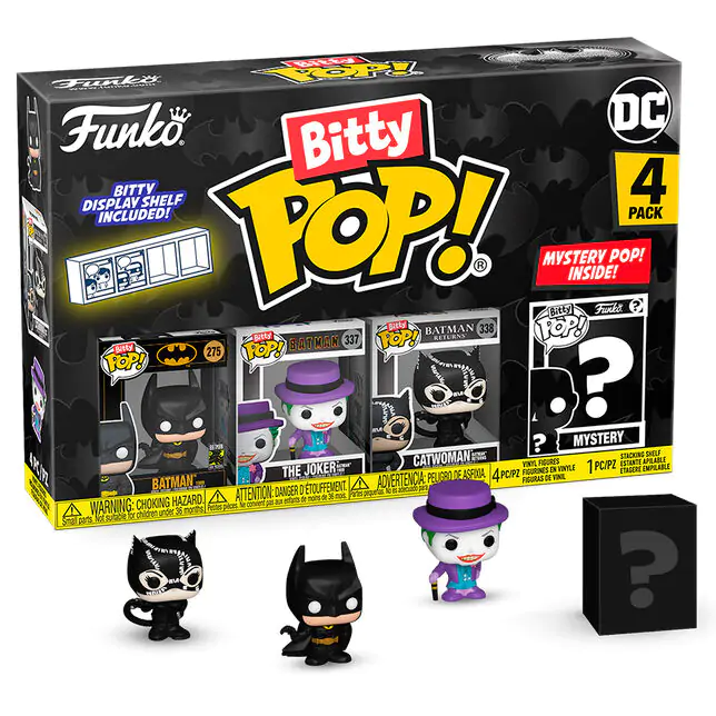 DC Comics Batman 85th Anniversary Funko Bitty POP 4 db-os figura csomag Batman termékfotó