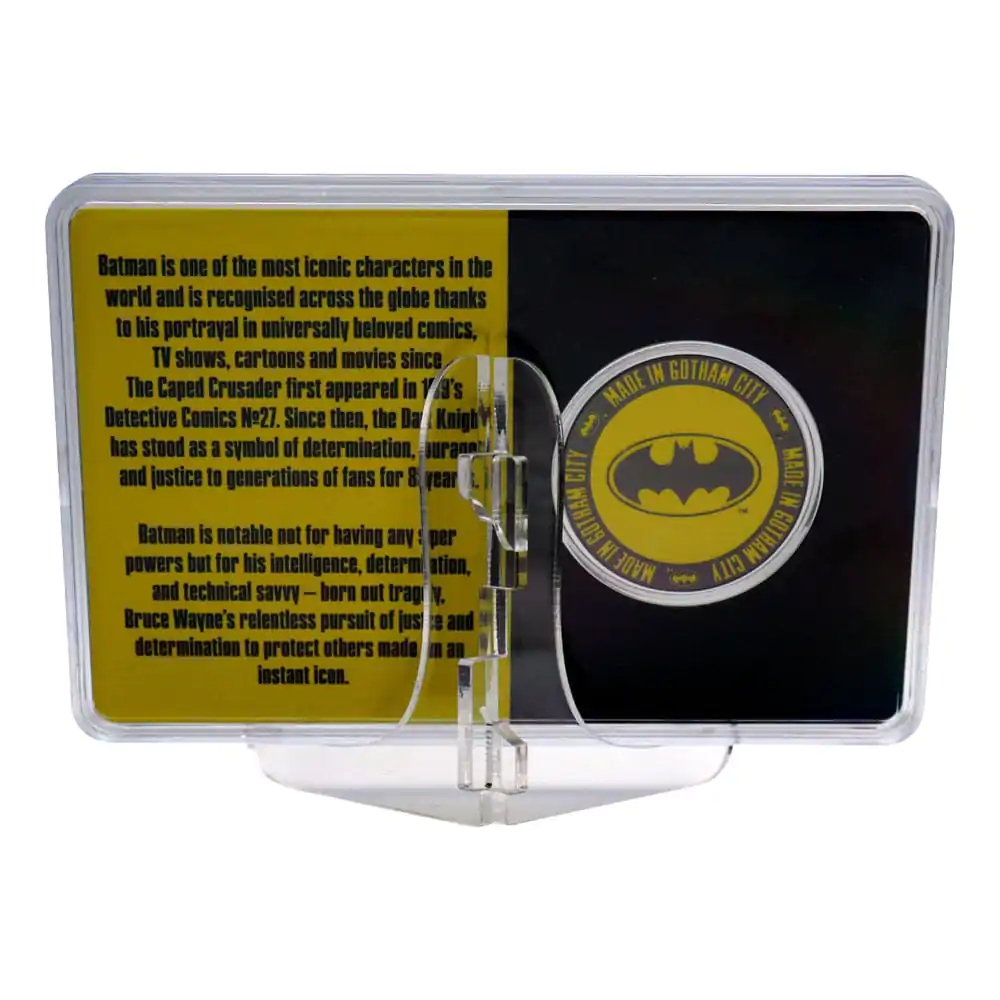 DC Comics Sammelmünze Batman 85th Anniversary Limited Edition termékfotó