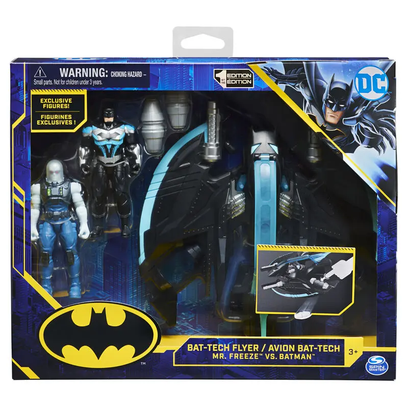 DC Comics Batman and MR Freezee + Batwings figura 10cm termékfotó