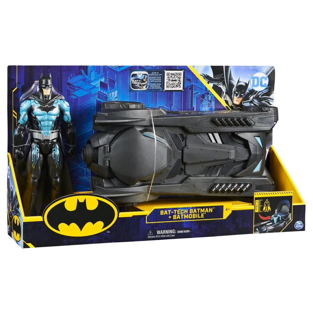 DC Comics Batman + Batmobil figura csomag 30cm termékfotó