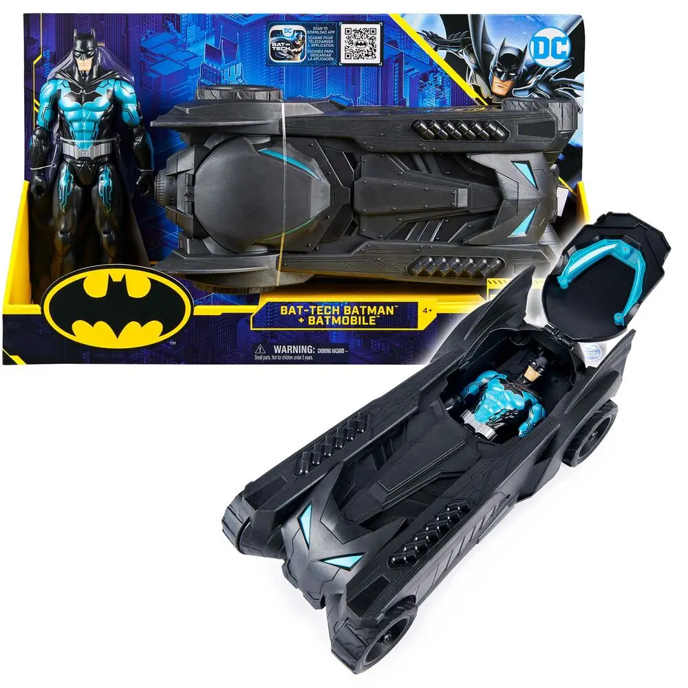 DC Comics Batman + Batmobil figura csomag 30cm termékfotó