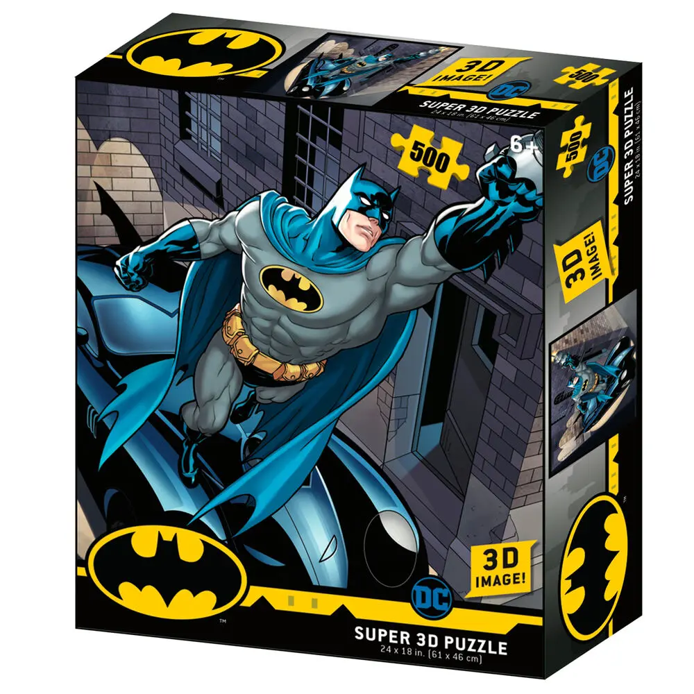 DC Comics Batman Batmobile Prime 3D puzzle 500db-os termékfotó