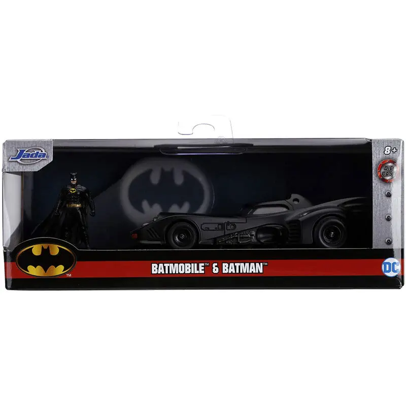 DC Comics Batman Batmobil Metal 1989 car + figura szett termékfotó
