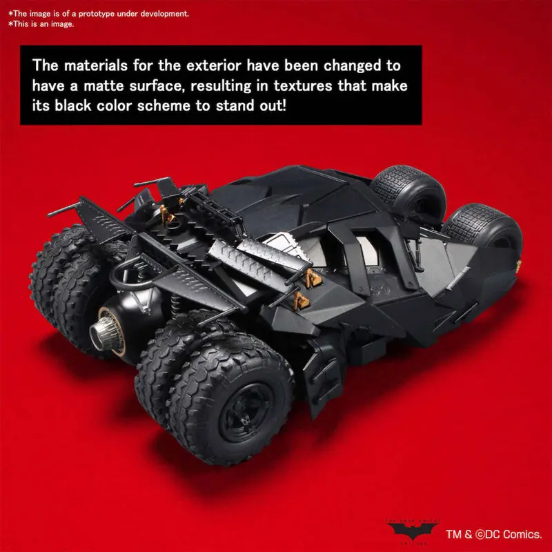 DC comics Batman Begins Batmobile Car modell készlet figura 1/35 termékfotó