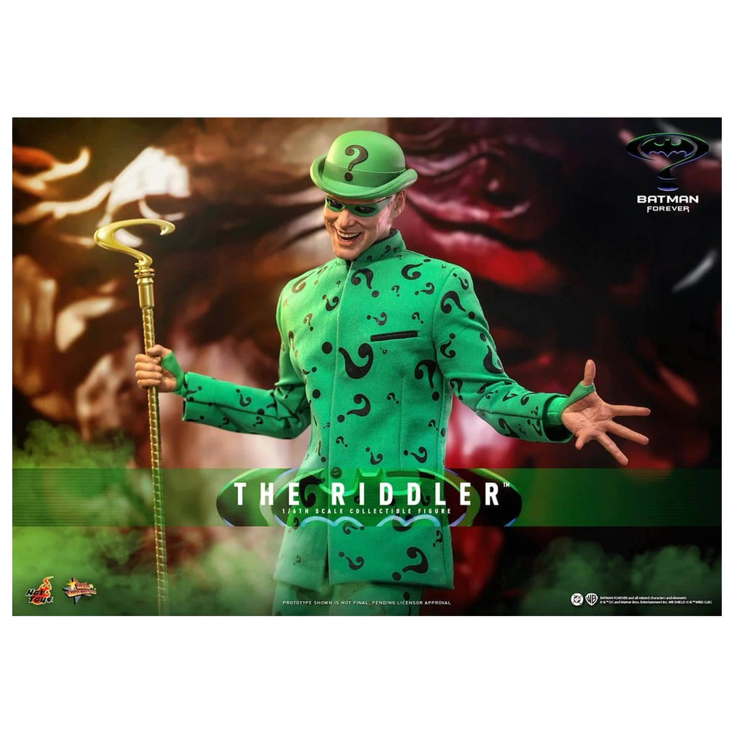 DC Comics Batman Forever Movie Masterpiece akciófigura 1/6 Riddler 31 cm termékfotó