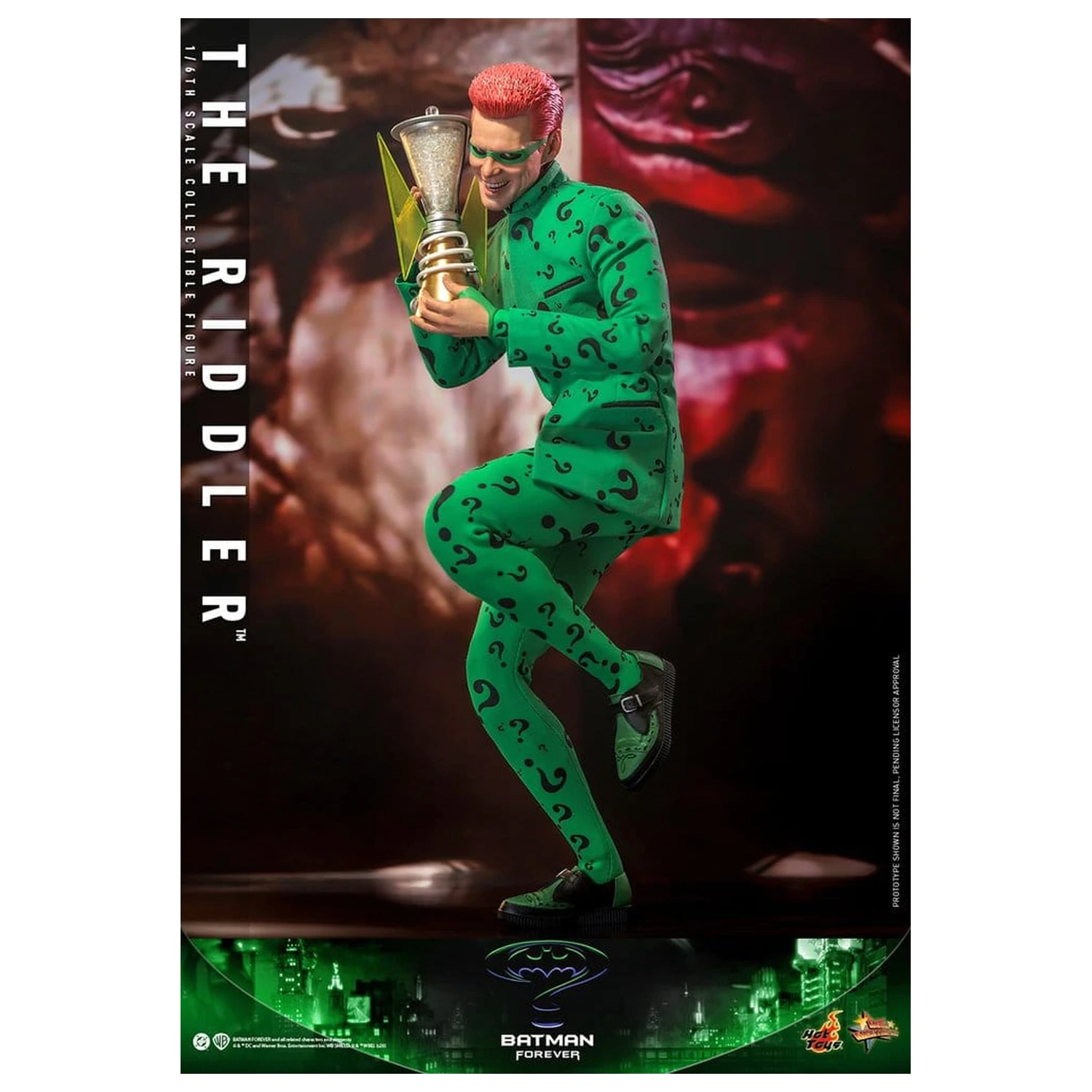 DC Comics Batman Forever Movie Masterpiece akciófigura 1/6 Riddler 31 cm termékfotó