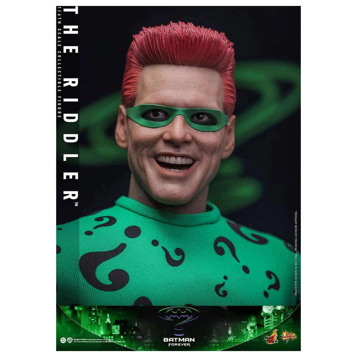 DC Comics Batman Forever Movie Masterpiece akciófigura 1/6 Riddler 31 cm termékfotó