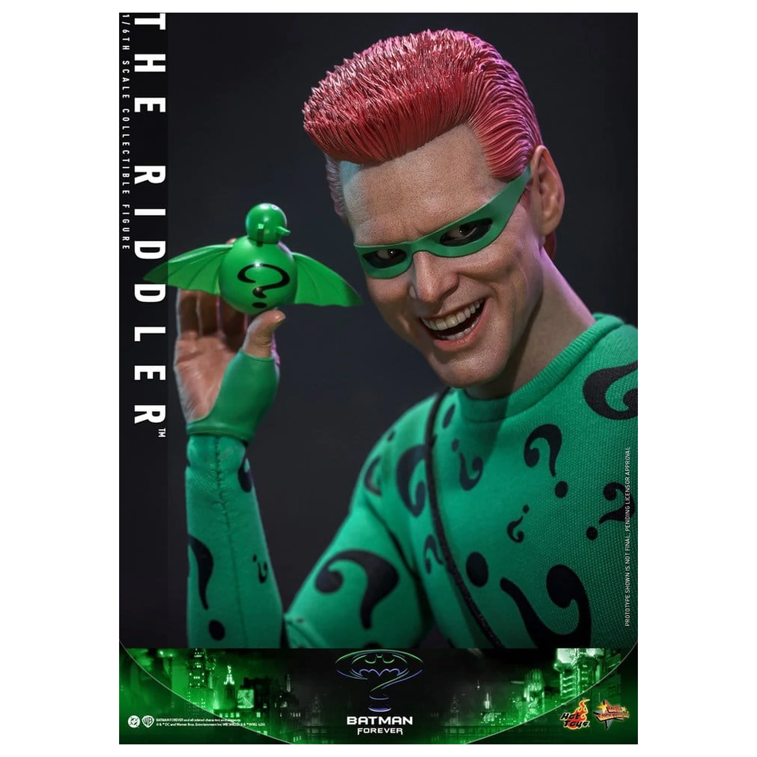 DC Comics Batman Forever Movie Masterpiece akciófigura 1/6 Riddler 31 cm termékfotó