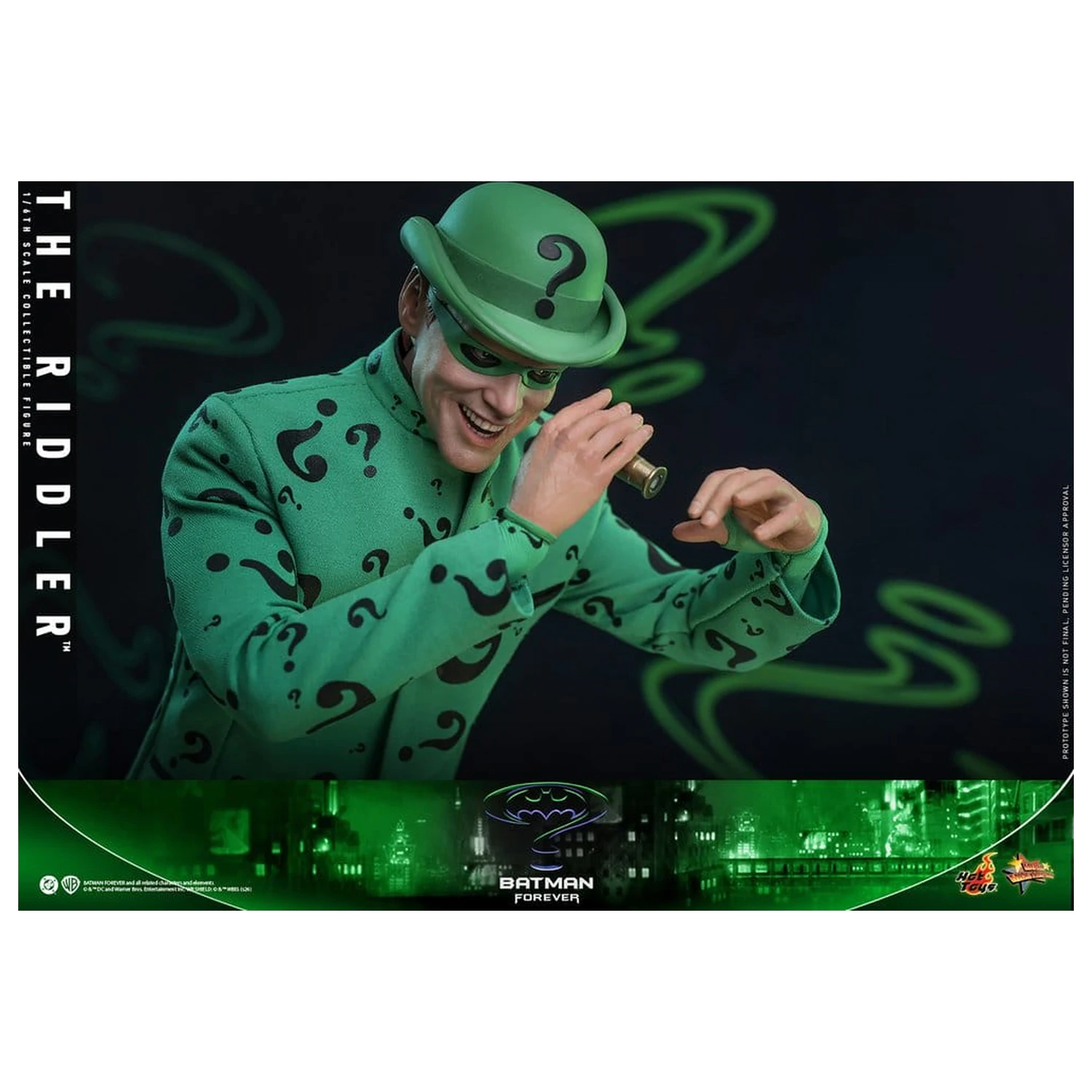 DC Comics Batman Forever Movie Masterpiece akciófigura 1/6 Riddler 31 cm termékfotó