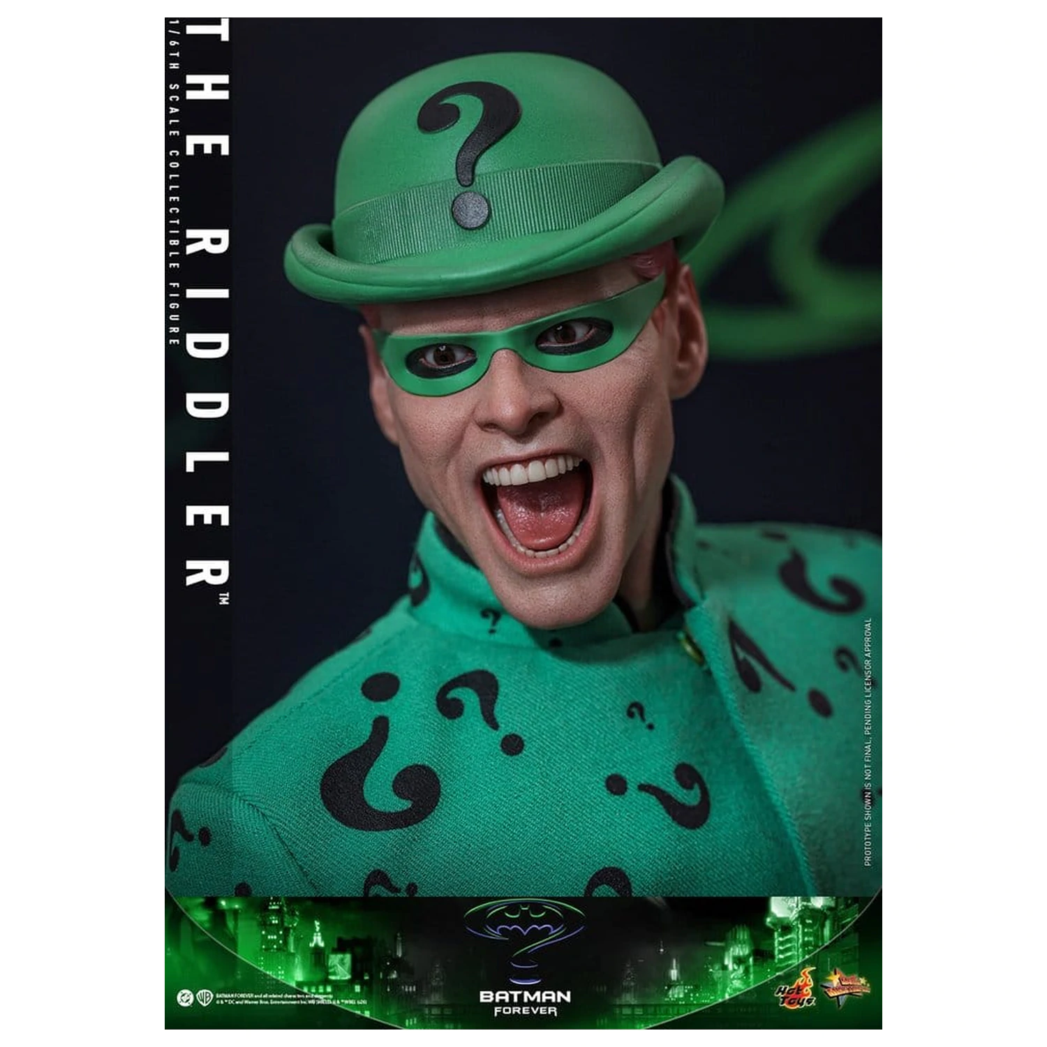 DC Comics Batman Forever Movie Masterpiece akciófigura 1/6 Riddler 31 cm termékfotó