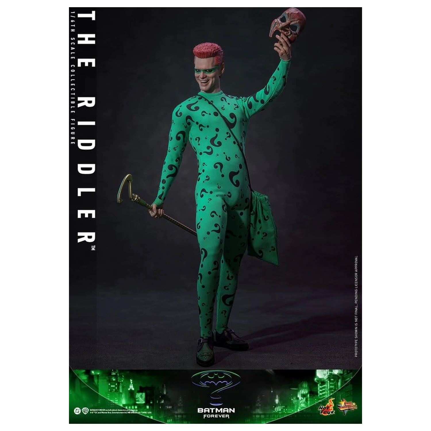 DC Comics Batman Forever Movie Masterpiece akciófigura 1/6 Riddler 31 cm termékfotó