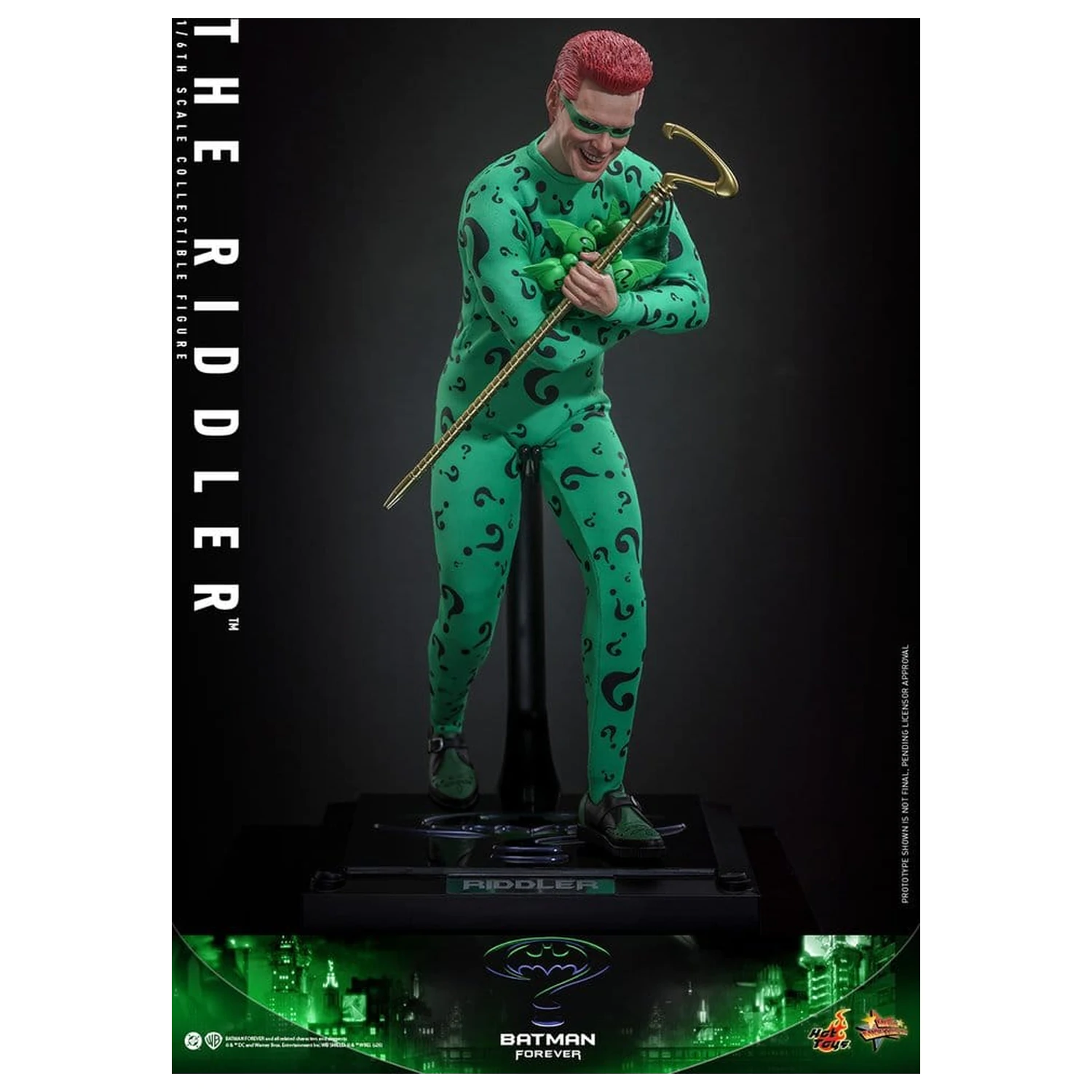 DC Comics Batman Forever Movie Masterpiece akciófigura 1/6 Riddler 31 cm termékfotó