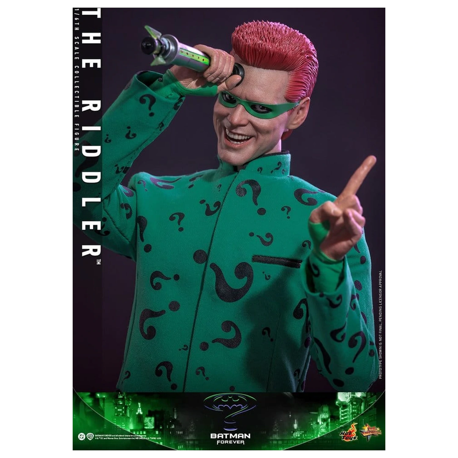 DC Comics Batman Forever Movie Masterpiece akciófigura 1/6 Riddler 31 cm termékfotó