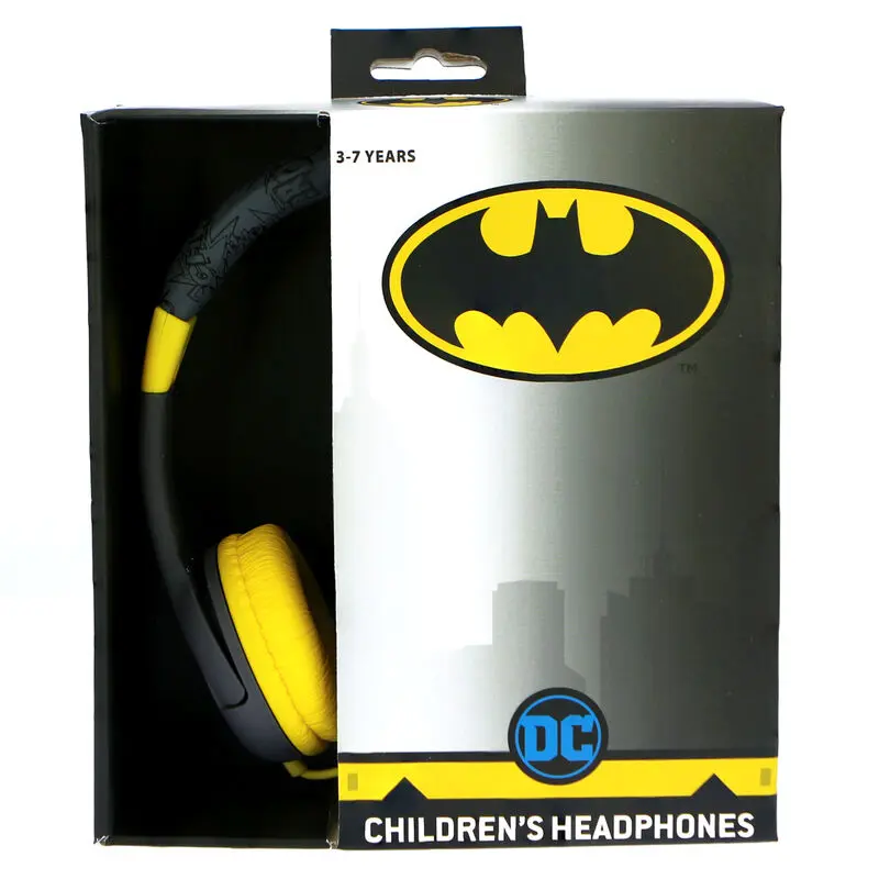 DC Comics Batman gyerek fejhallgató fülhallgató termékfotó