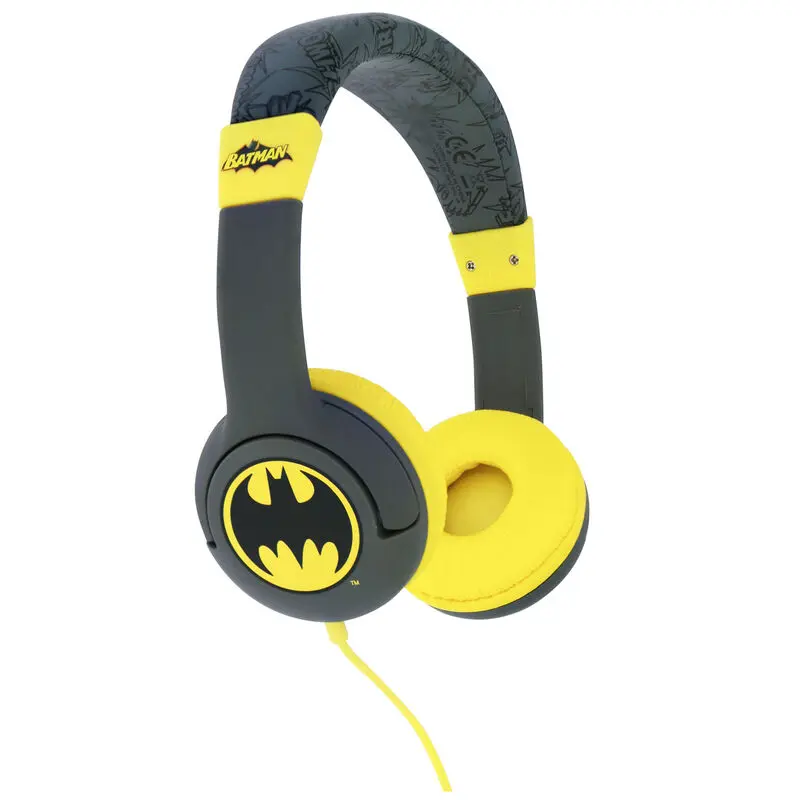 DC Comics Batman gyerek fejhallgató fülhallgató termékfotó