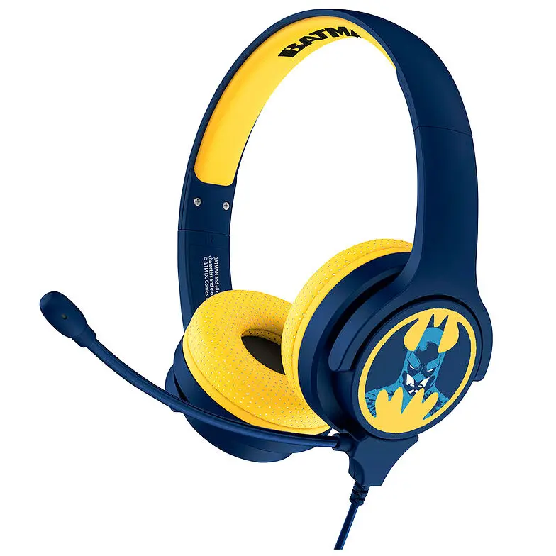 DC Comics Batman gyerek fejhallgató fülhallgató termékfotó