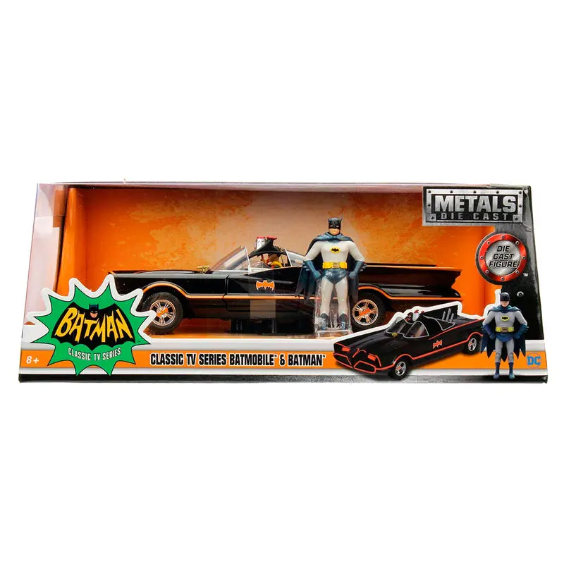 DC Comics Diecast Model 1/24 Batman 1966 Classic Batmobile termékfotó